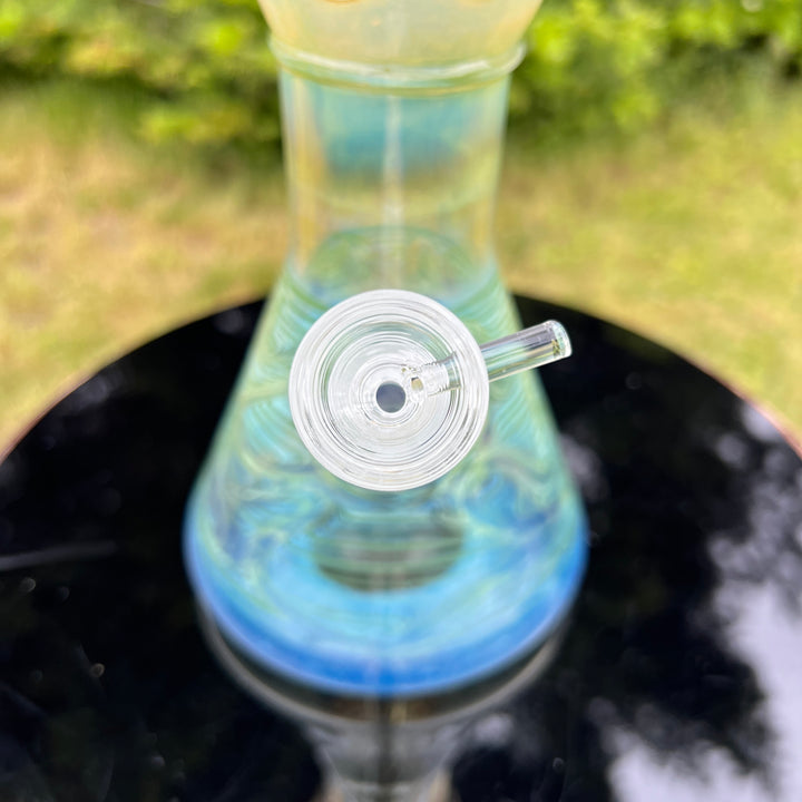 50x5 16" Ripple Fume Beaker Bong Glass Pipe TG   