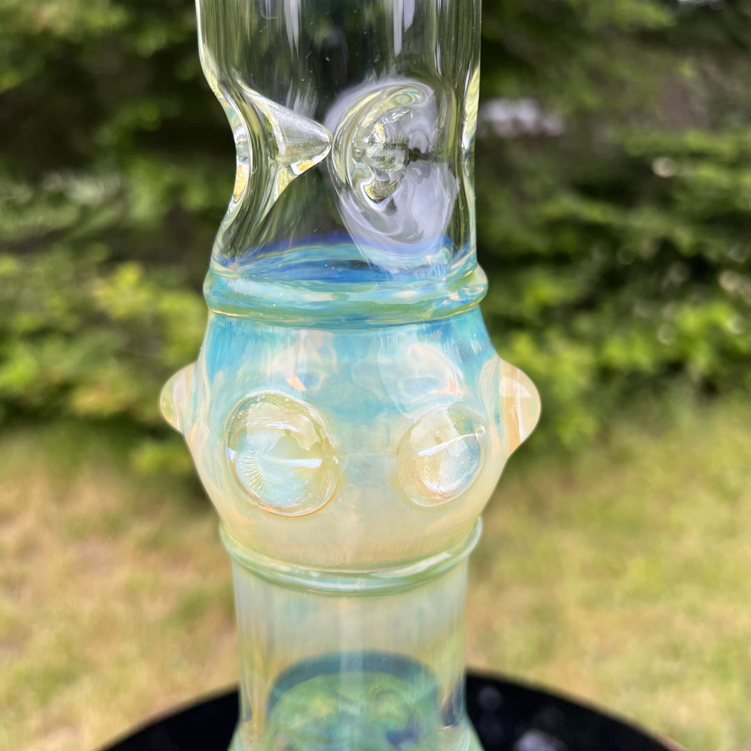 50x5 16" Ripple Fume Beaker Bong Glass Pipe TG   