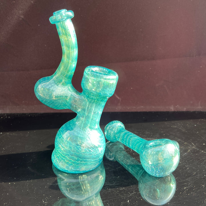 Unobtanium Sherlock Bubbler Combo Glass Pipe Cose Glass   