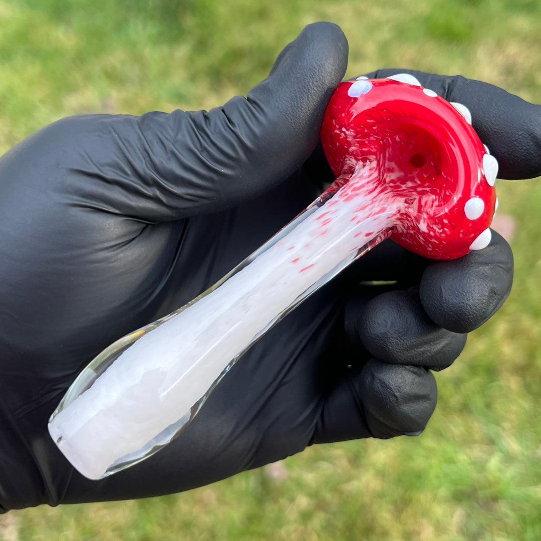 Magical Mushroom Spoon Glass Pipe Beezy Glass   