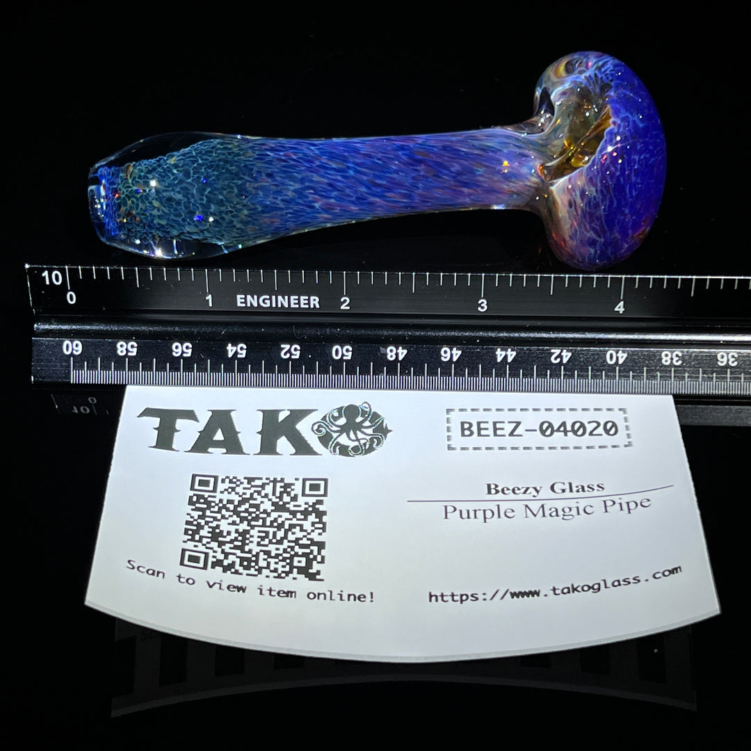 Purple Magic Pipe Glass Pipe Beezy Glass   