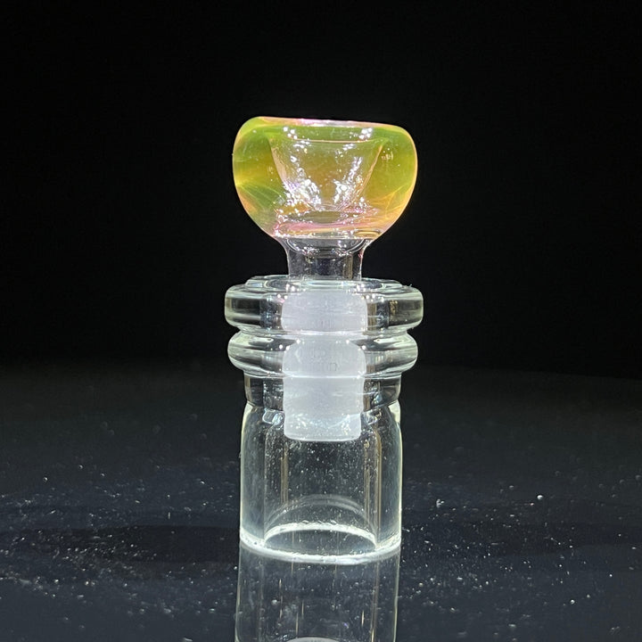 9.5" Fumed Double Bubble Bong Glass Pipe Mary Jane's Glass