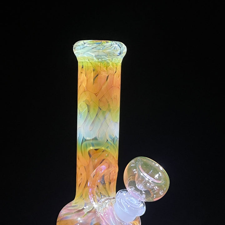 9.5" Fumed Double Bubble Bong Glass Pipe Mary Jane's Glass