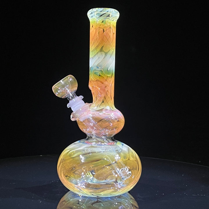 9.5" Fumed Double Bubble Bong Glass Pipe Mary Jane's Glass