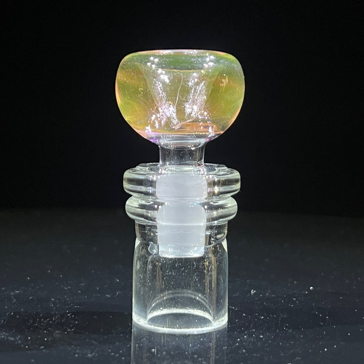 9.5" Fumed Double Bubble Bong Glass Pipe Mary Jane's Glass