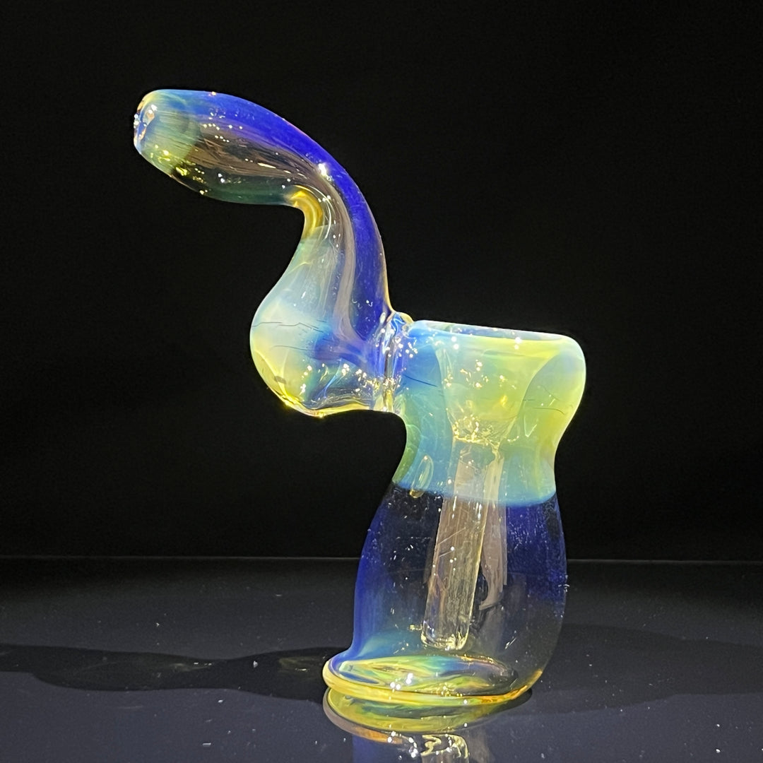 Fumed Bubbler Glass Pipe Mary Jane's Glass