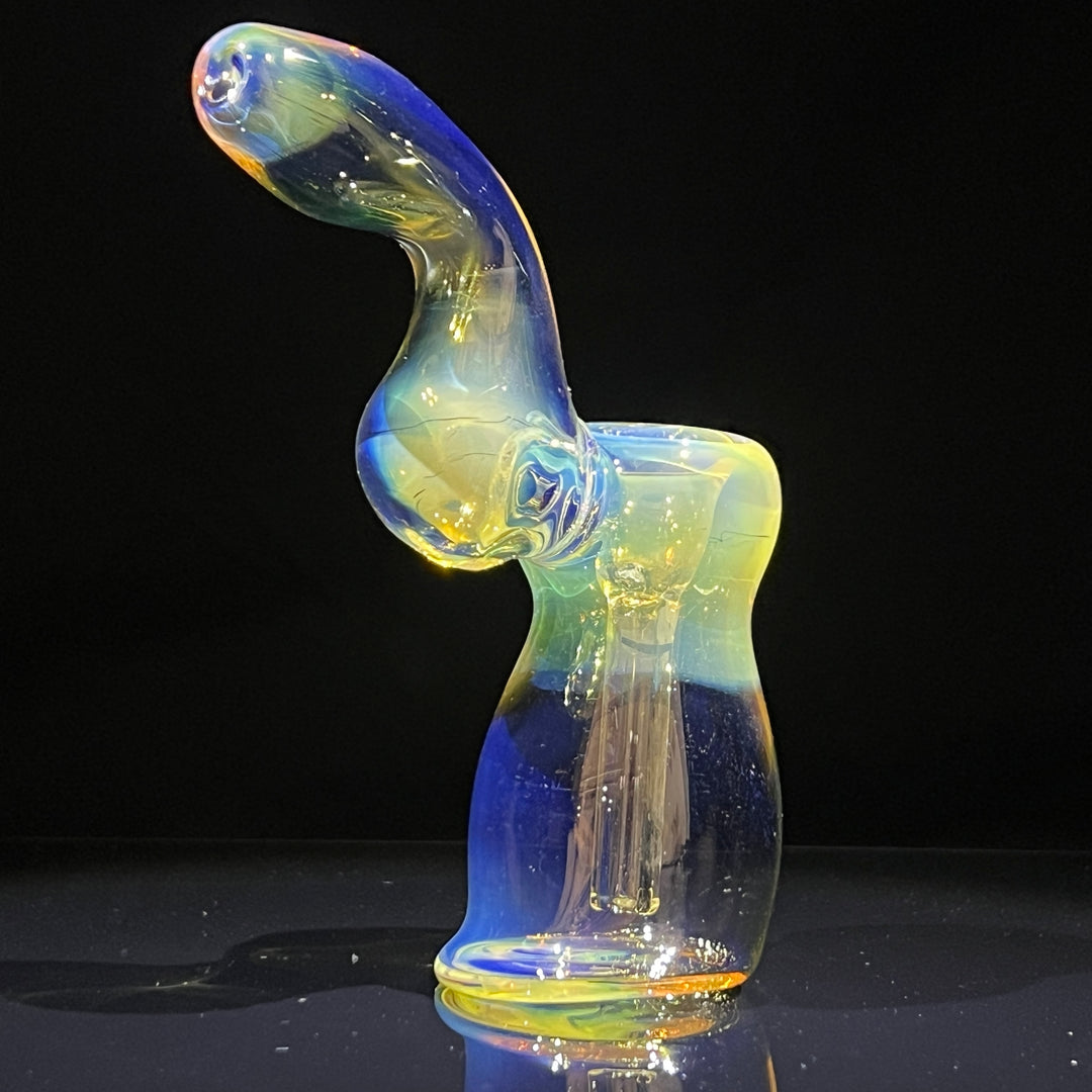 Fumed Bubbler Glass Pipe Mary Jane's Glass