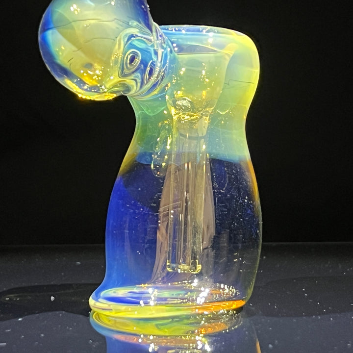 Fumed Bubbler Glass Pipe Mary Jane's Glass