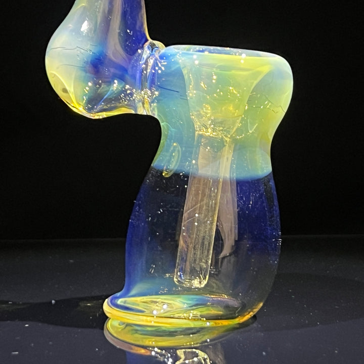 Fumed Bubbler Glass Pipe Mary Jane's Glass