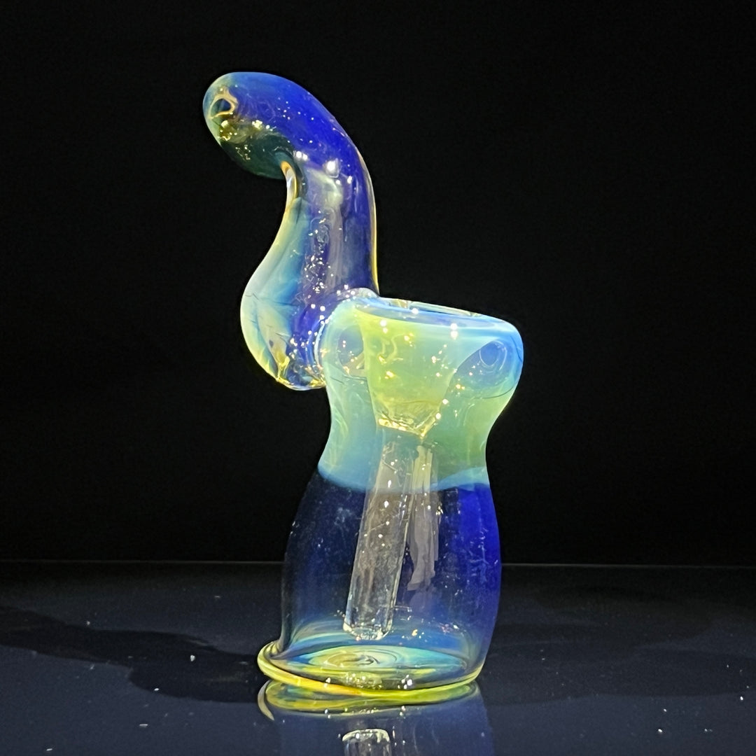 Fumed Bubbler Glass Pipe Mary Jane's Glass