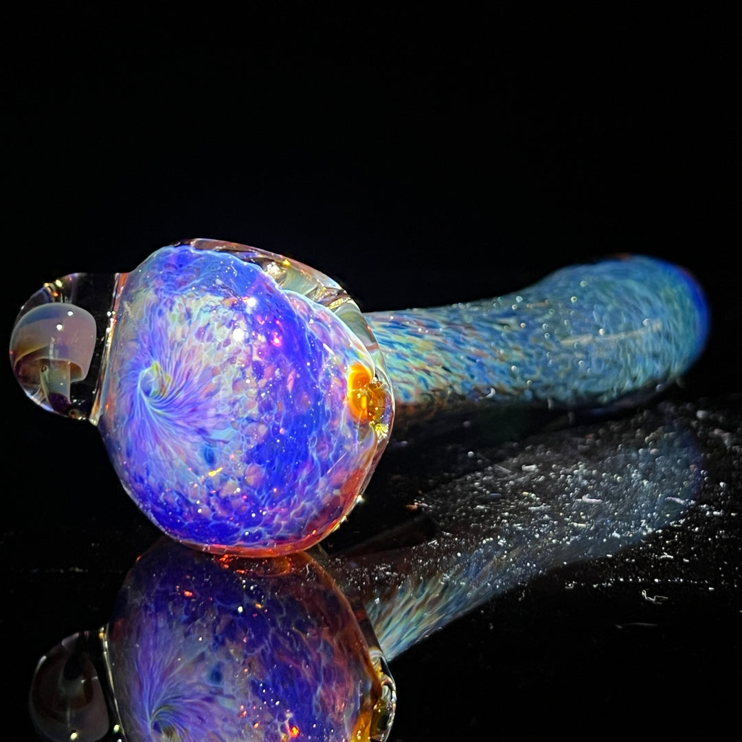 Purple Magic Mushroom Pipe Glass Pipe Beezy Glass   