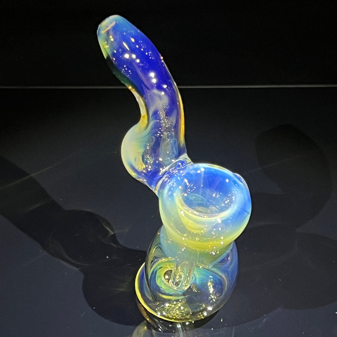 Fumed Bubbler Glass Pipe Mary Jane's Glass