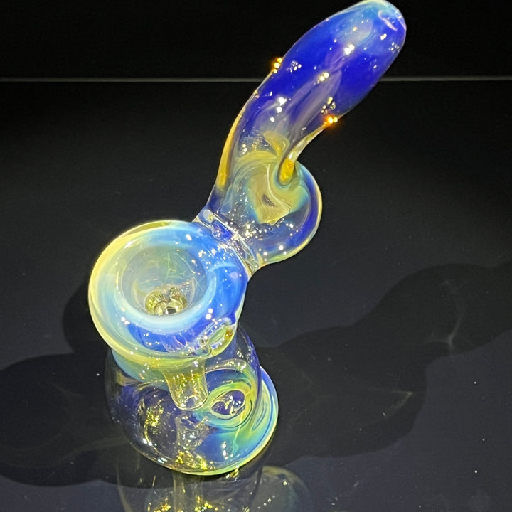 Fumed Bubbler Glass Pipe Mary Jane's Glass