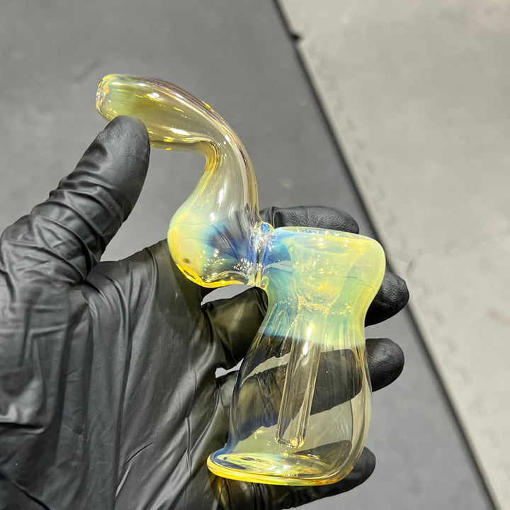 Fumed Bubbler Glass Pipe Mary Jane's Glass