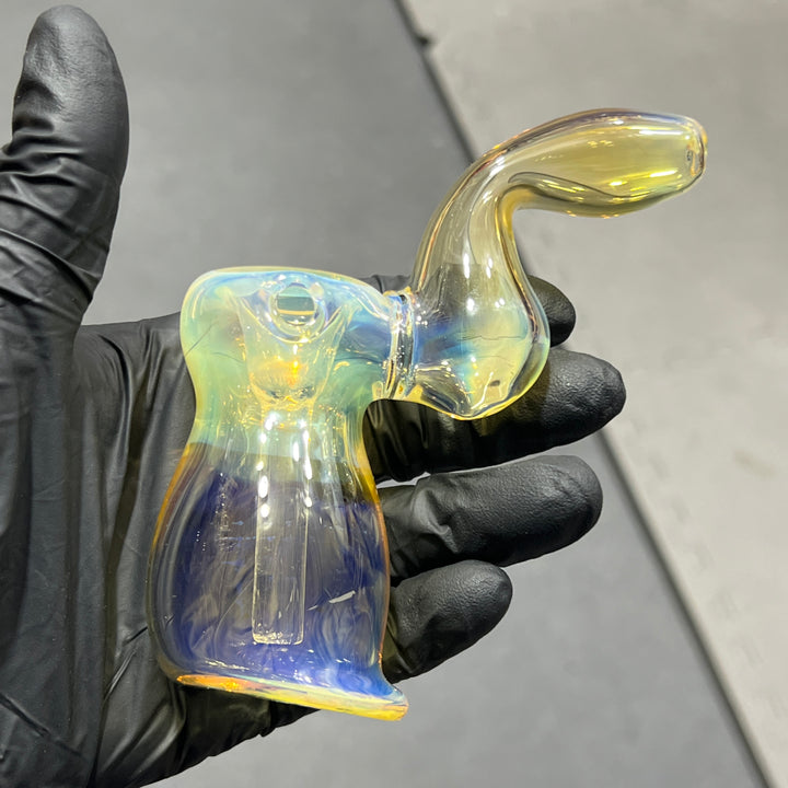 Fumed Bubbler Glass Pipe Mary Jane's Glass