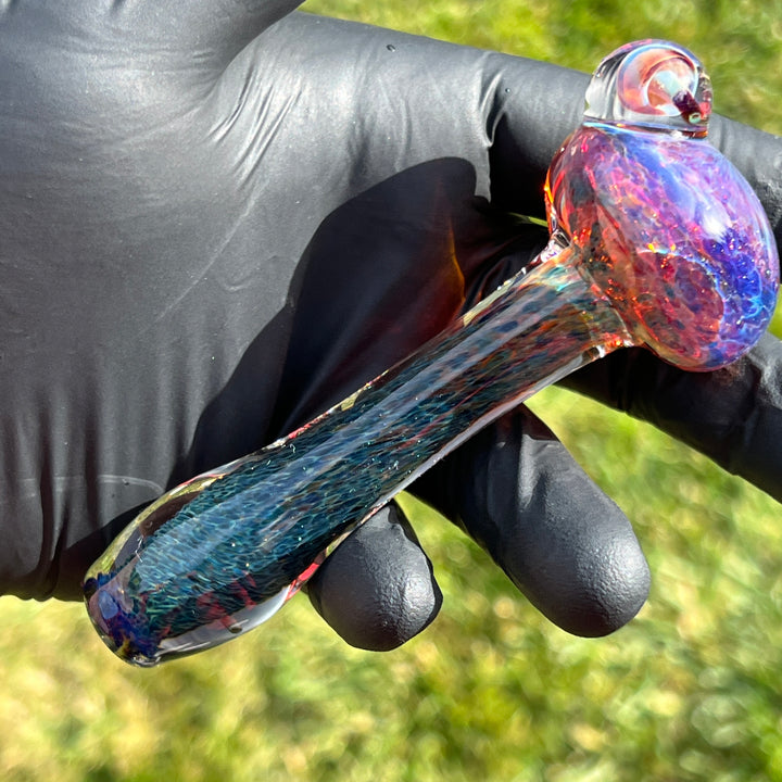 Purple Magic Mushroom Pipe Glass Pipe Beezy Glass   