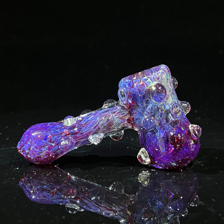 Purple Marble Hammer Glass Pipe TG