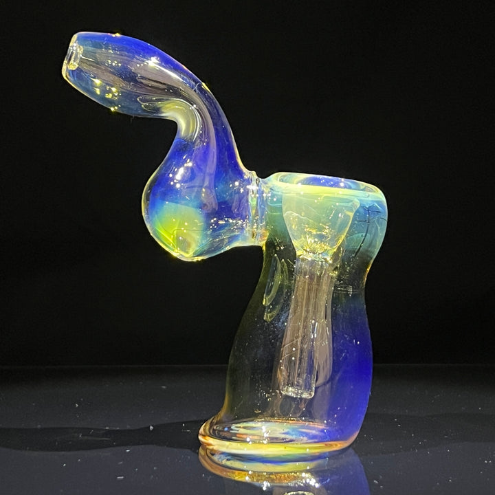 Fumed Bubbler Glass Pipe Mary Jane's Glass