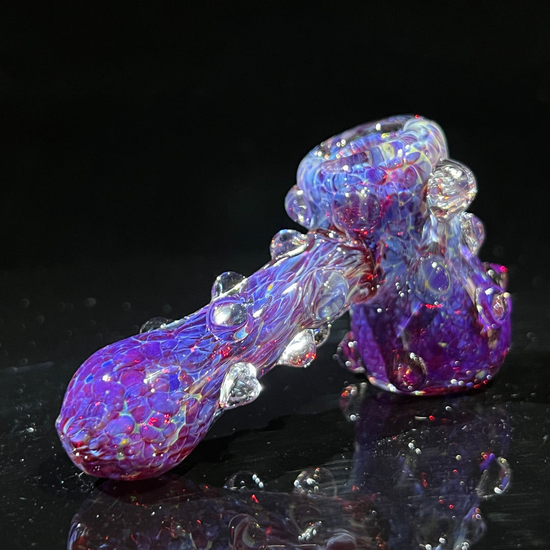 Purple Marble Hammer Glass Pipe TG   