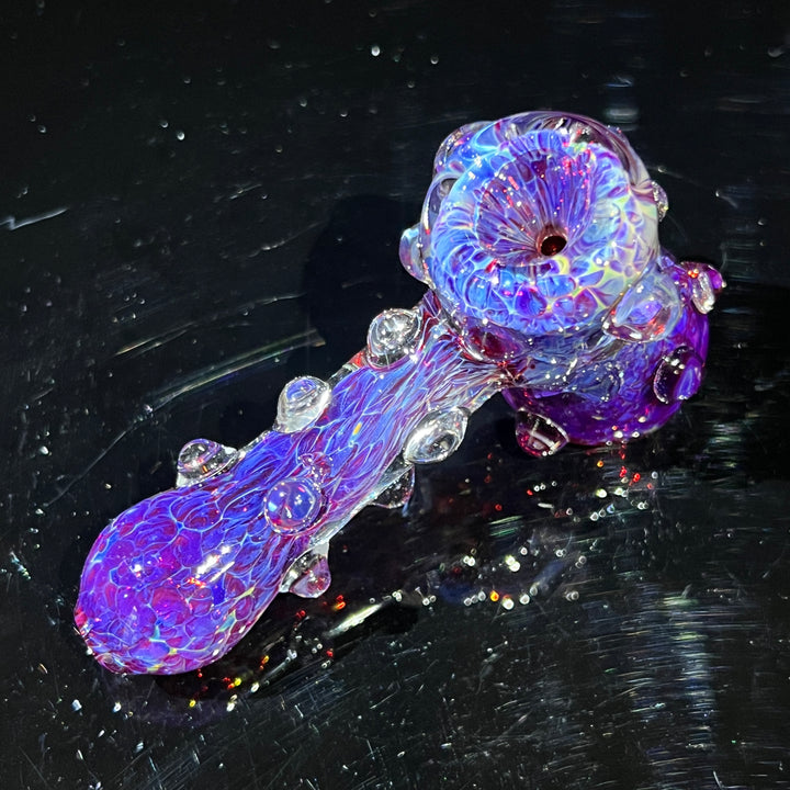 Purple Marble Hammer Glass Pipe TG