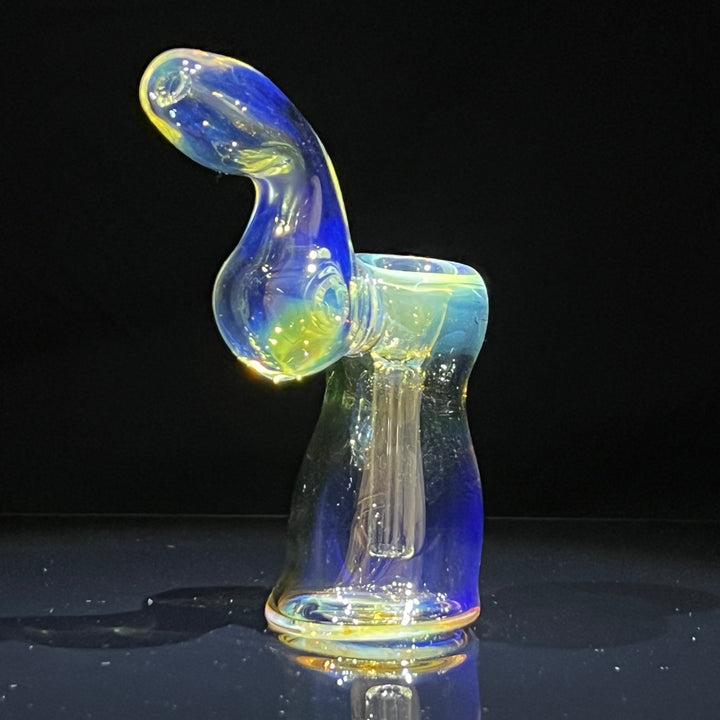 Fumed Bubbler Glass Pipe Mary Jane's Glass