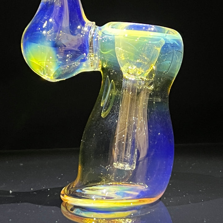 Fumed Bubbler Glass Pipe Mary Jane's Glass