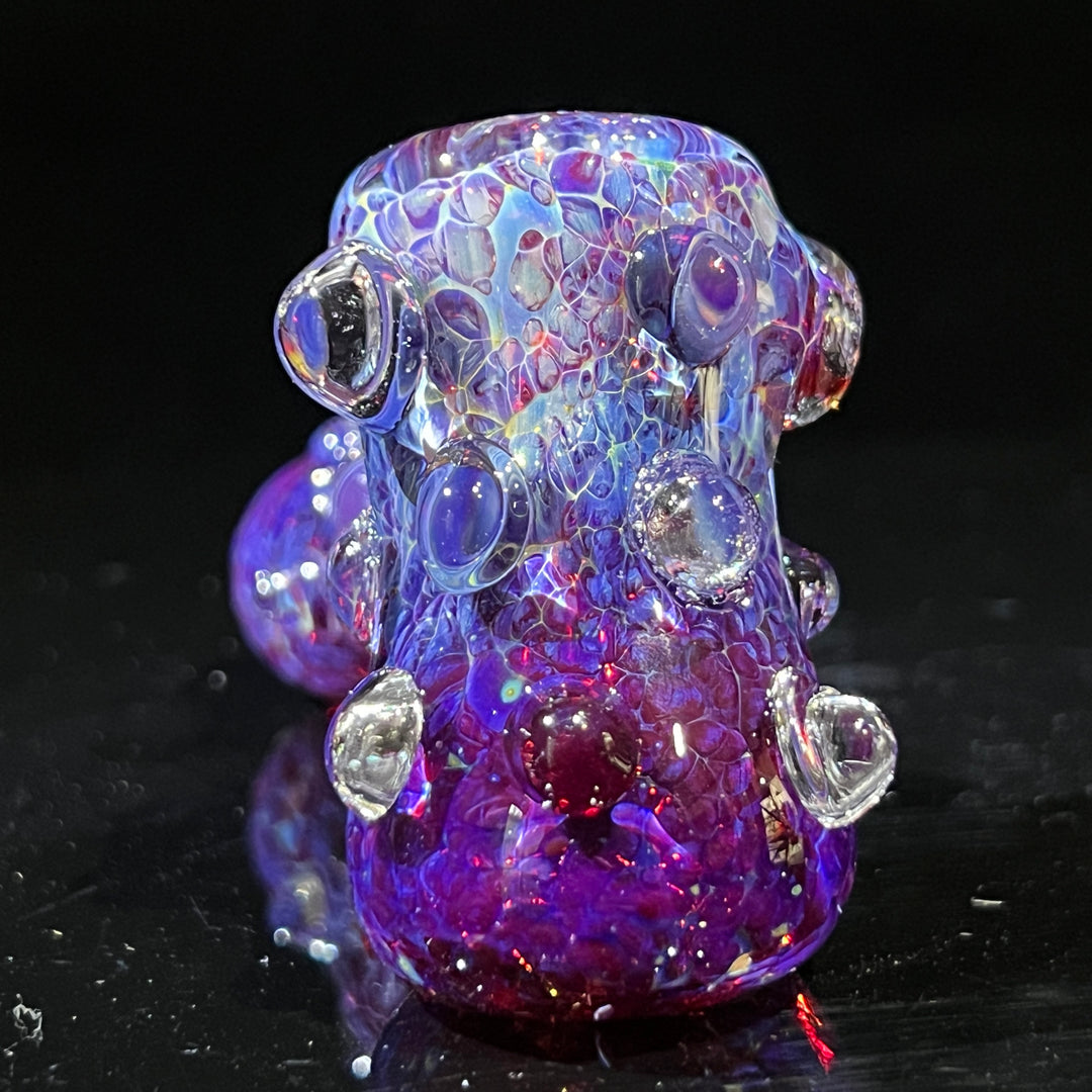 Purple Marble Hammer Glass Pipe TG