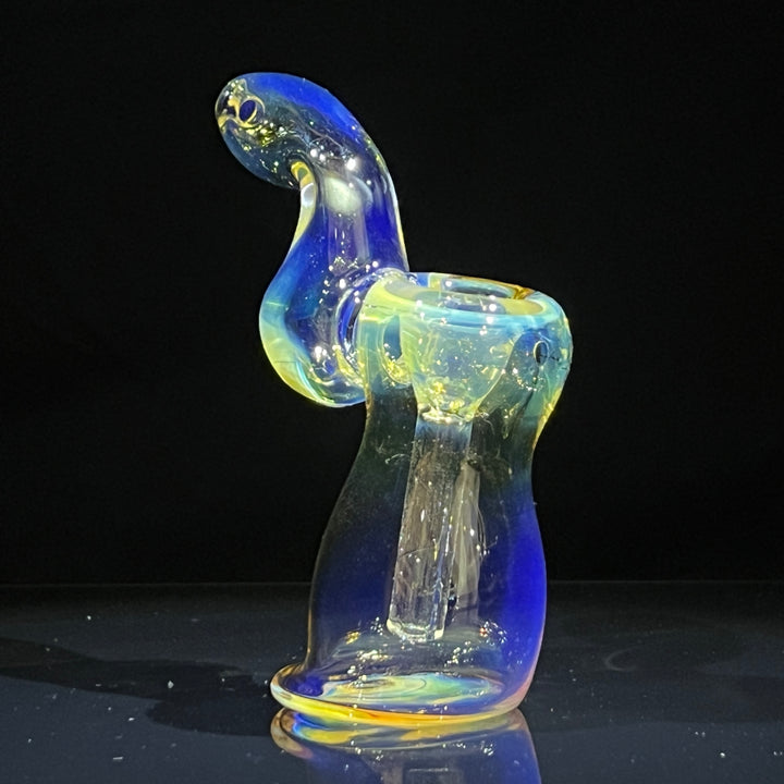 Fumed Bubbler Glass Pipe Mary Jane's Glass