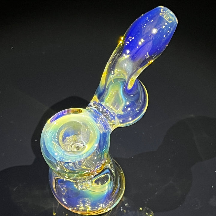 Fumed Bubbler Glass Pipe Mary Jane's Glass