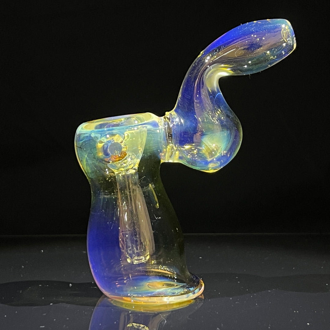 Fumed Bubbler Glass Pipe Mary Jane's Glass