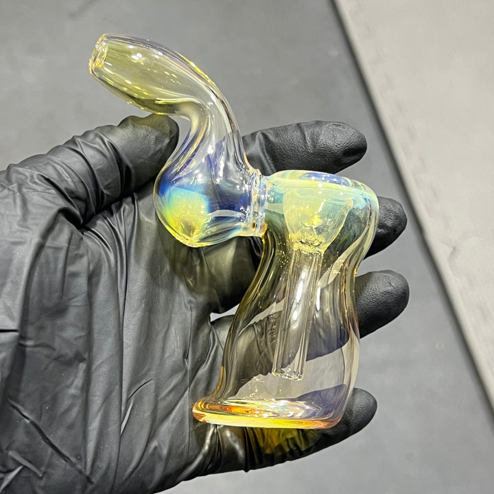 Fumed Bubbler Glass Pipe Mary Jane's Glass