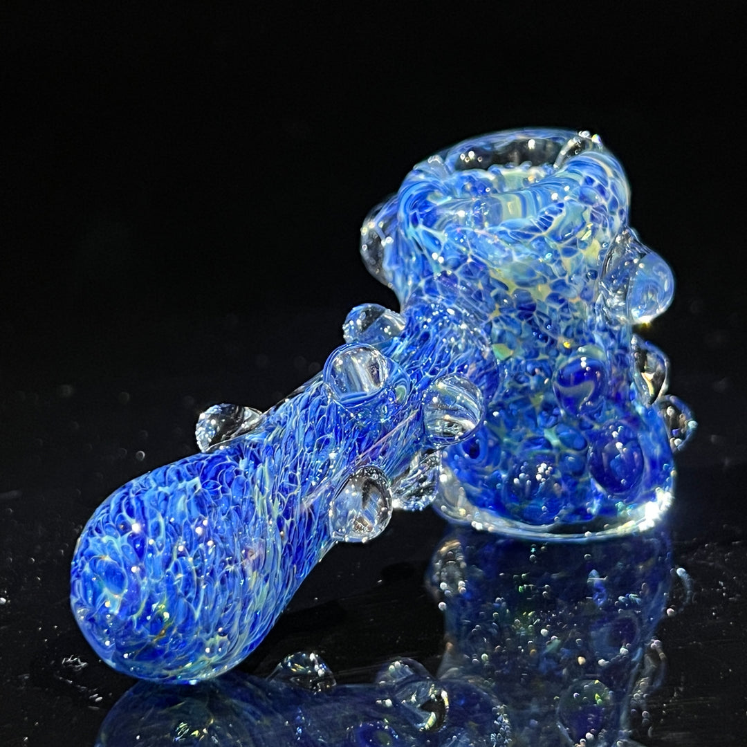 Ocean Blue Marble Hammer Glass Pipe TG