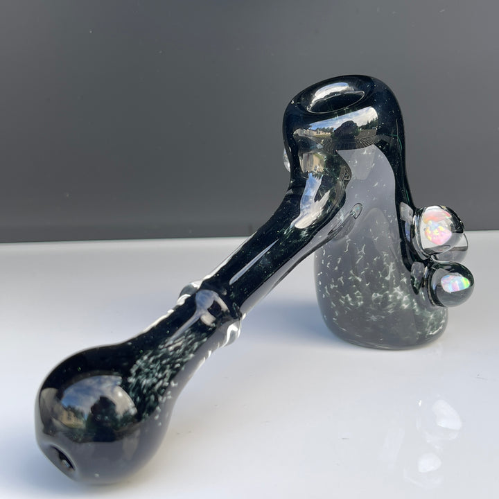 Rainbow Opal Bubbler Glass Pipe Beezy Glass   