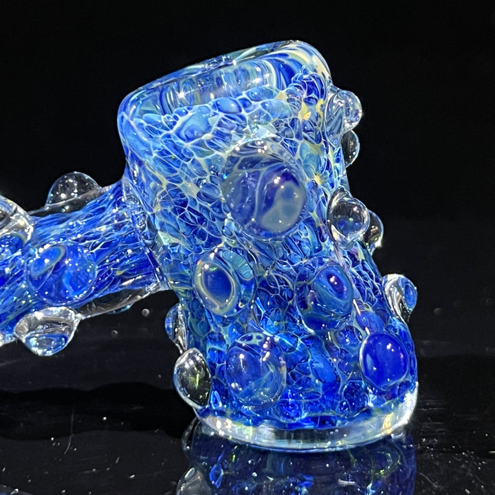 Ocean Blue Marble Hammer Glass Pipe TG