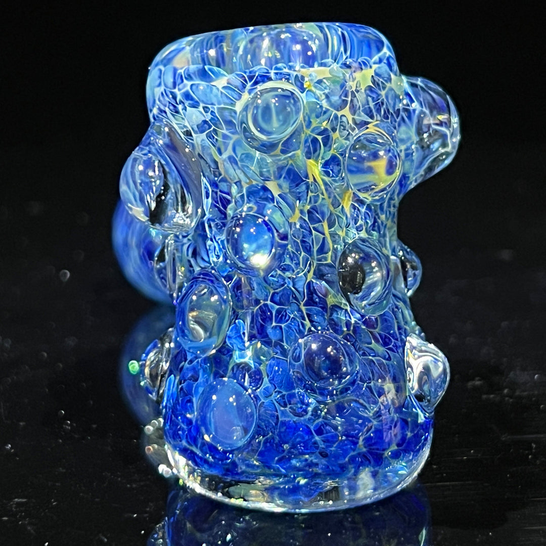 Blue Peanut Pipes + Ocean Blue Marble Hammer Combo Glass Pipe TG   