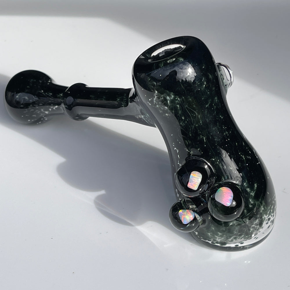 Rainbow Opal Bubbler Glass Pipe Beezy Glass   