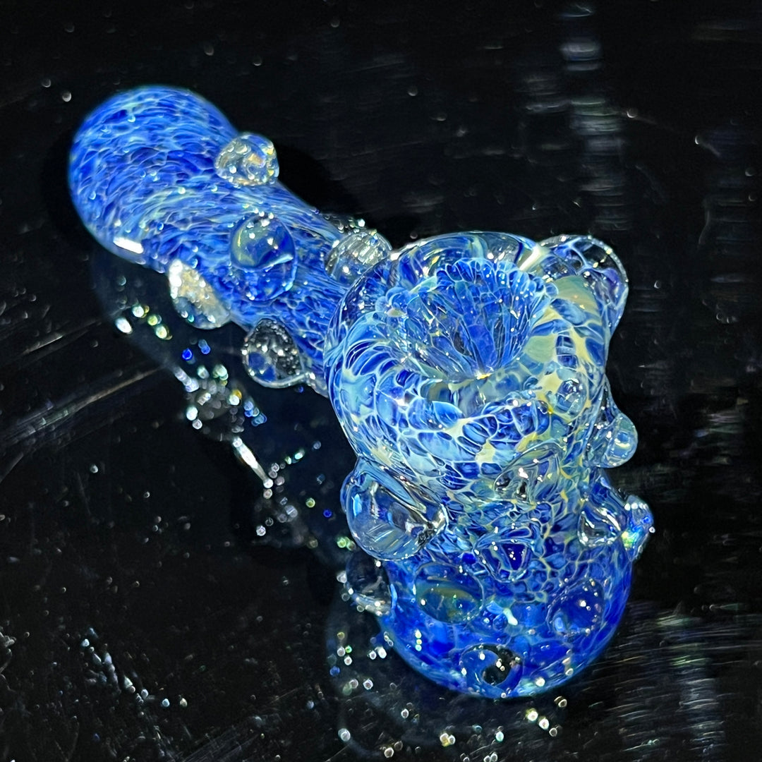 Ocean Blue Marble Hammer Glass Pipe TG