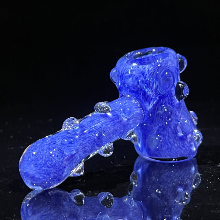 Blue Peanut Pipes + Sky Blue Marble Hammer Combo Glass Pipe TG   