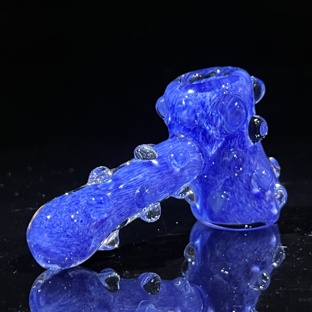 Sky Blue Marble Hammer Glass Pipe TG