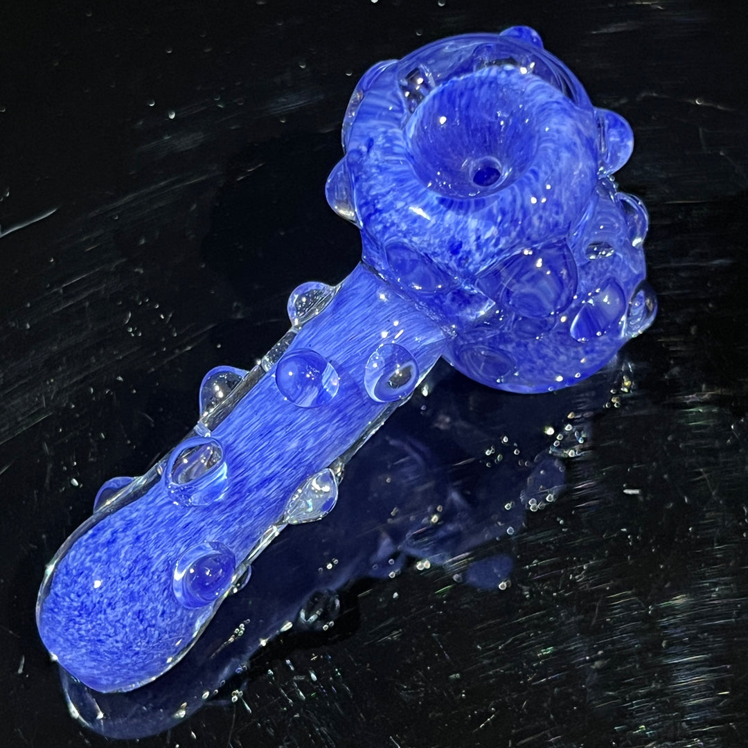 Sky Blue Marble Hammer Glass Pipe TG   