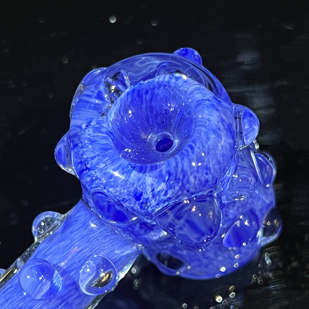 Sky Blue Marble Hammer Glass Pipe TG   