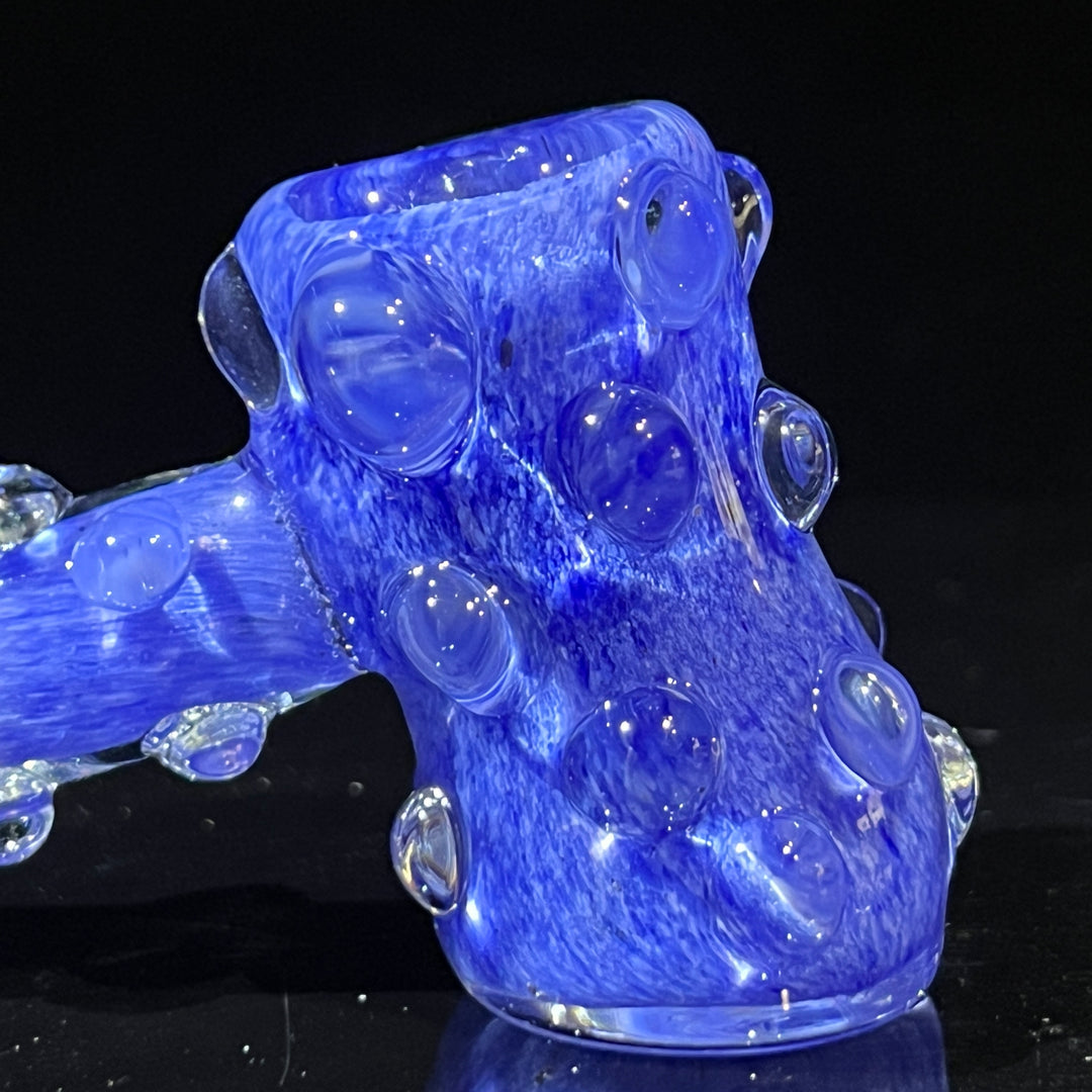 Sky Blue Marble Hammer Glass Pipe TG   