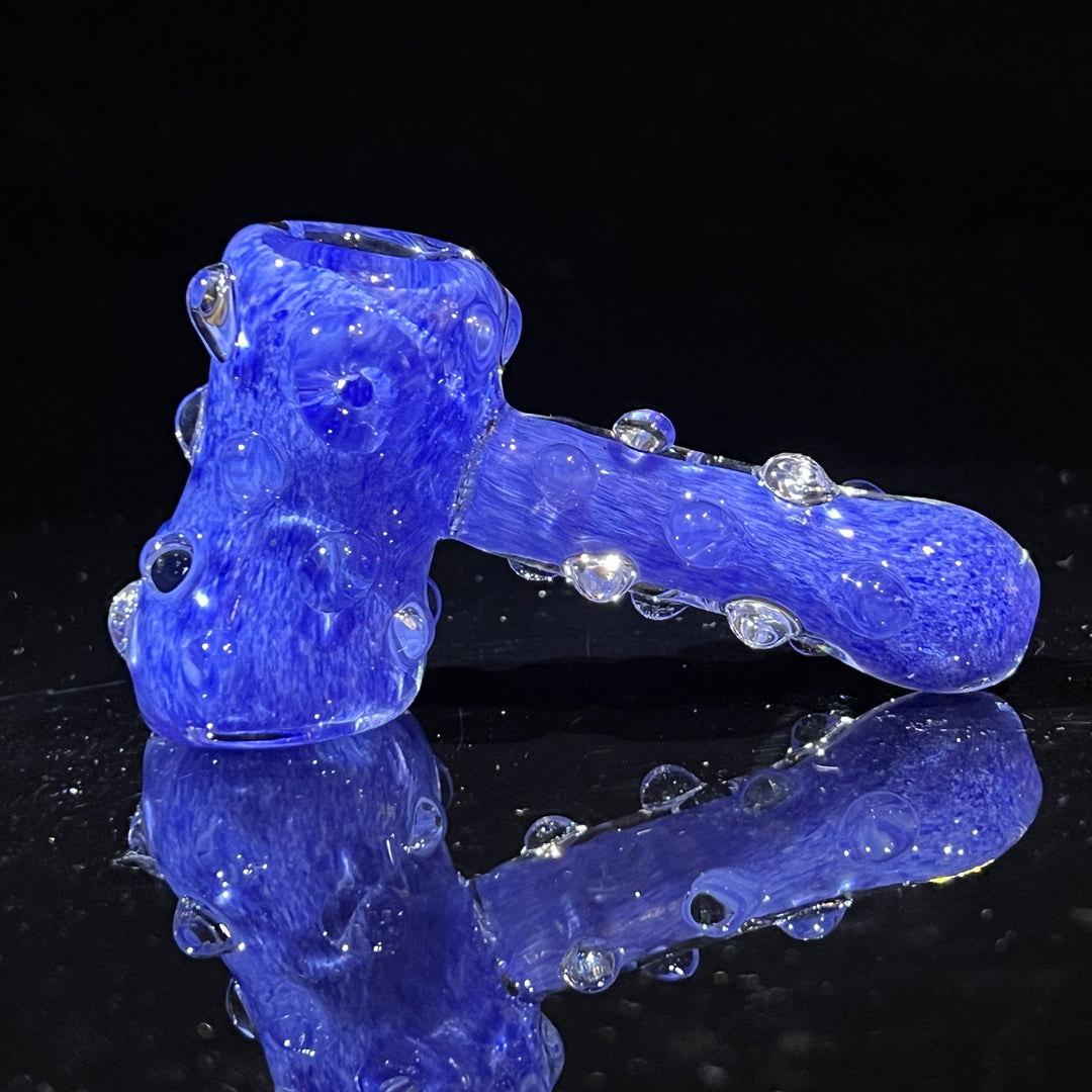 Sky Blue Marble Hammer Glass Pipe TG