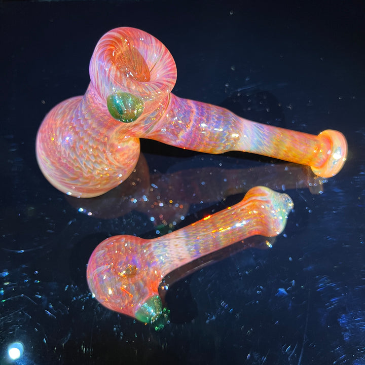 Guava Hammer Bubbler Combo Glass Pipe Cose Glass   