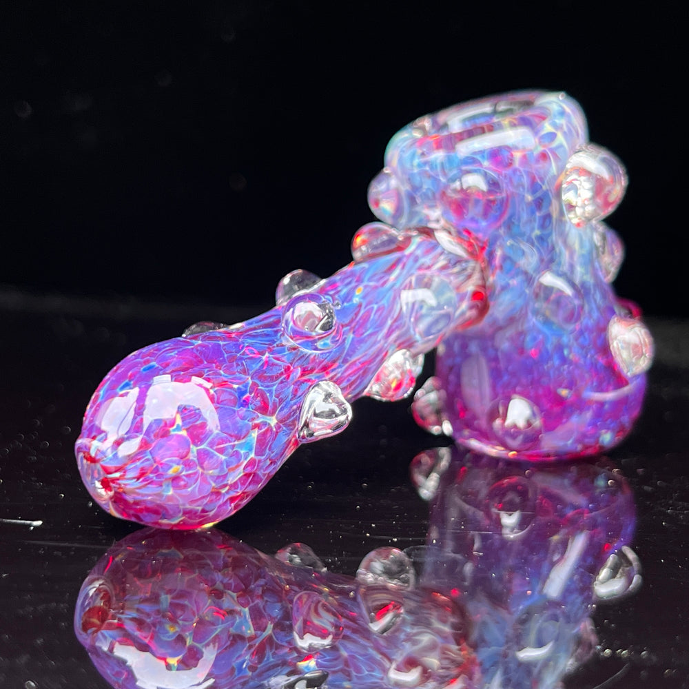 Purple Marble Hammer + Case Combo Glass Pipe TG