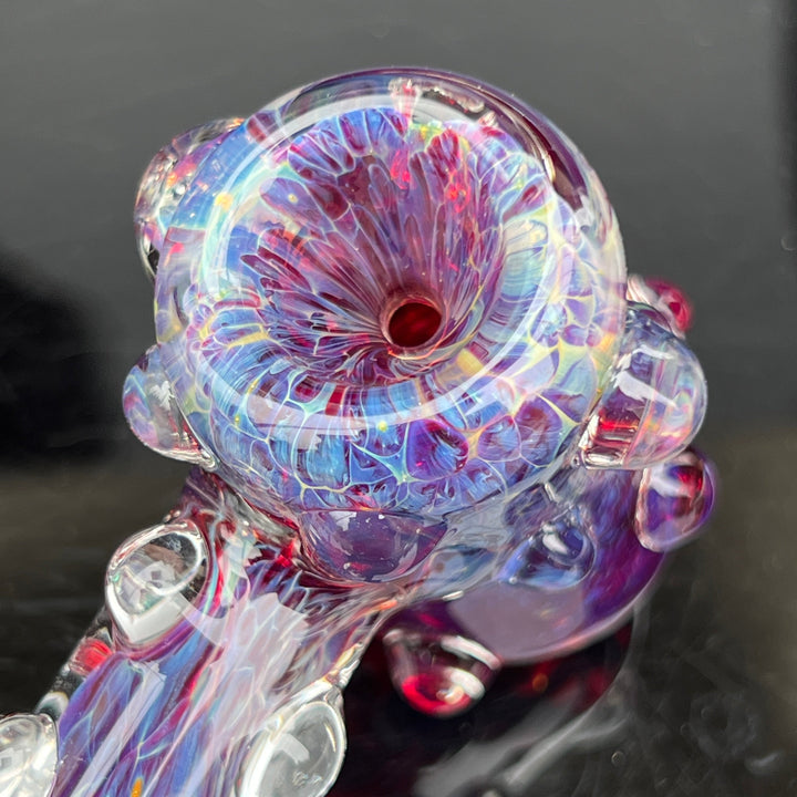 Molten Chaos Droop Hammer + Purple Marble Hammer Combo Glass Pipe Molten Imagination   