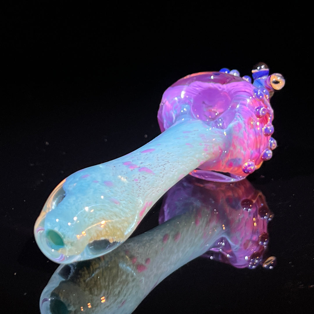 Frozen Explosion Frog Spoon Glass Pipe Beezy Glass   