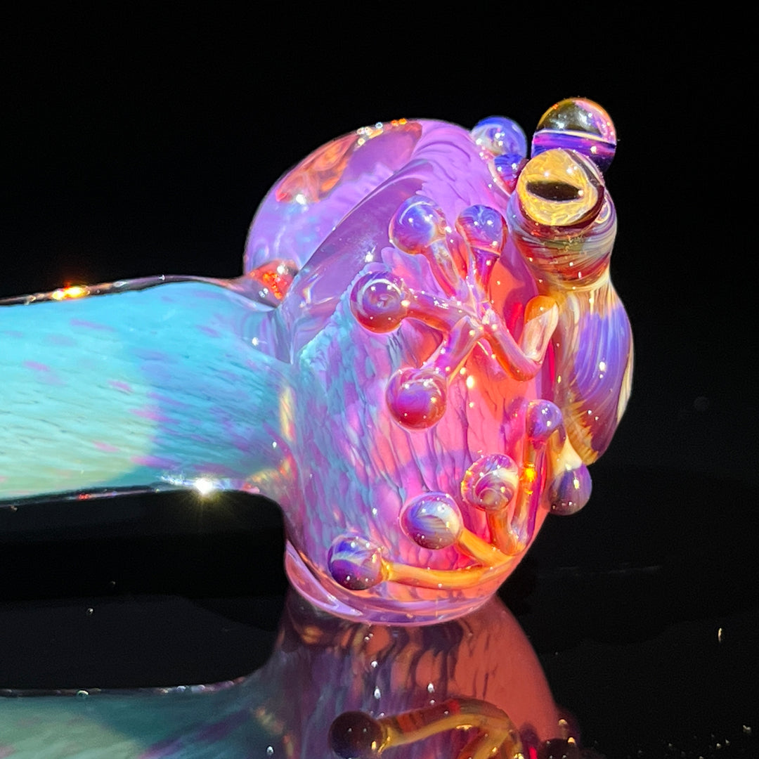 Frozen Explosion Frog Spoon Glass Pipe Beezy Glass   