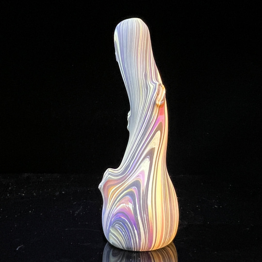 Woodgrain Chillum Glass Pipe Wazoo Glass   