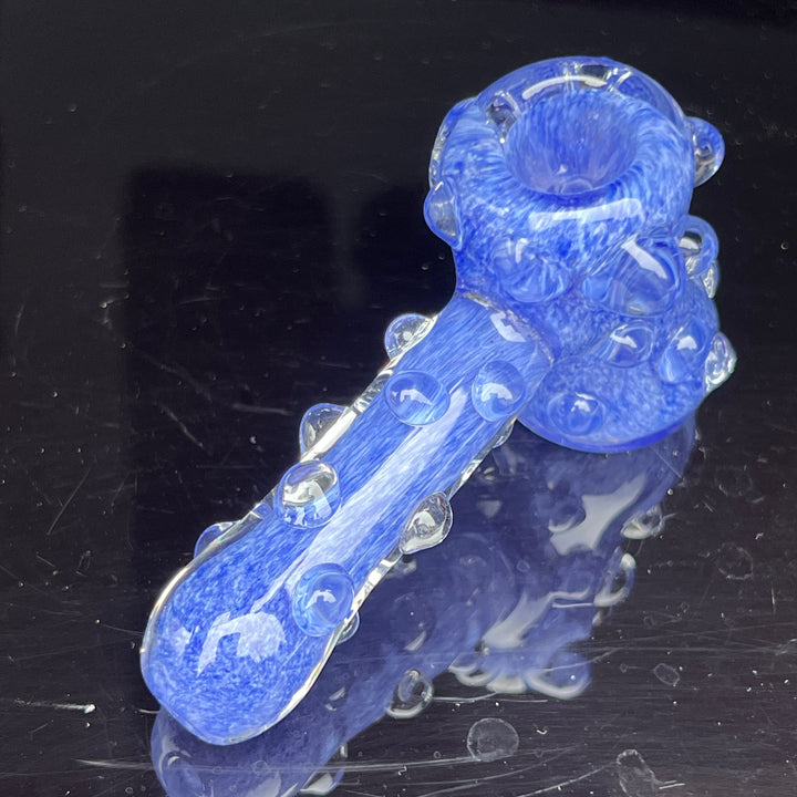 Blue Peanut Pipes + Sky Blue Marble Hammer Combo Glass Pipe TG   